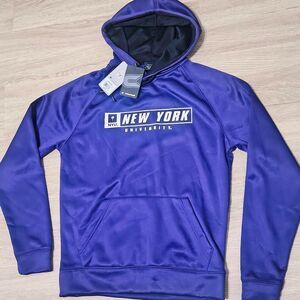 NYU New York University Hoodie – Purple – Size S – NWT